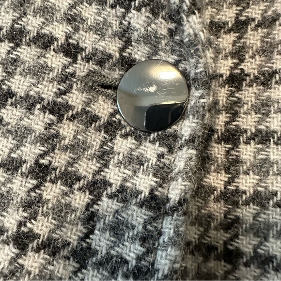 Aritzia Wilfred Wool blend houndstooth Darmon blazer jacket size 2 - Picture 5 of 14